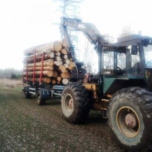 foto harvestor LKT 120 +přívěs